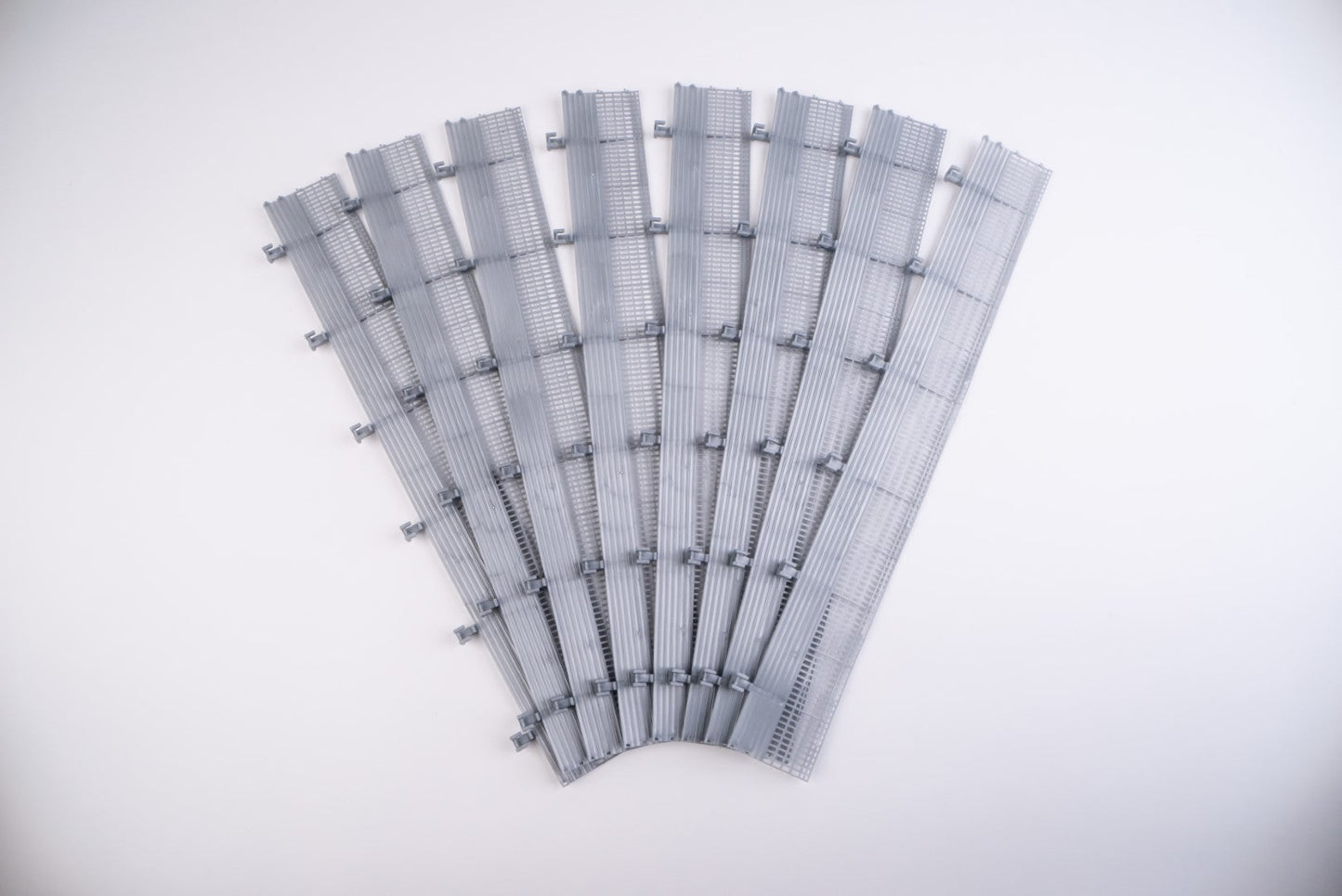 AFX Racing 22054 Catch Fence 14" Sections 8pcs HO Slot Car Track Accessories - PowerHobby