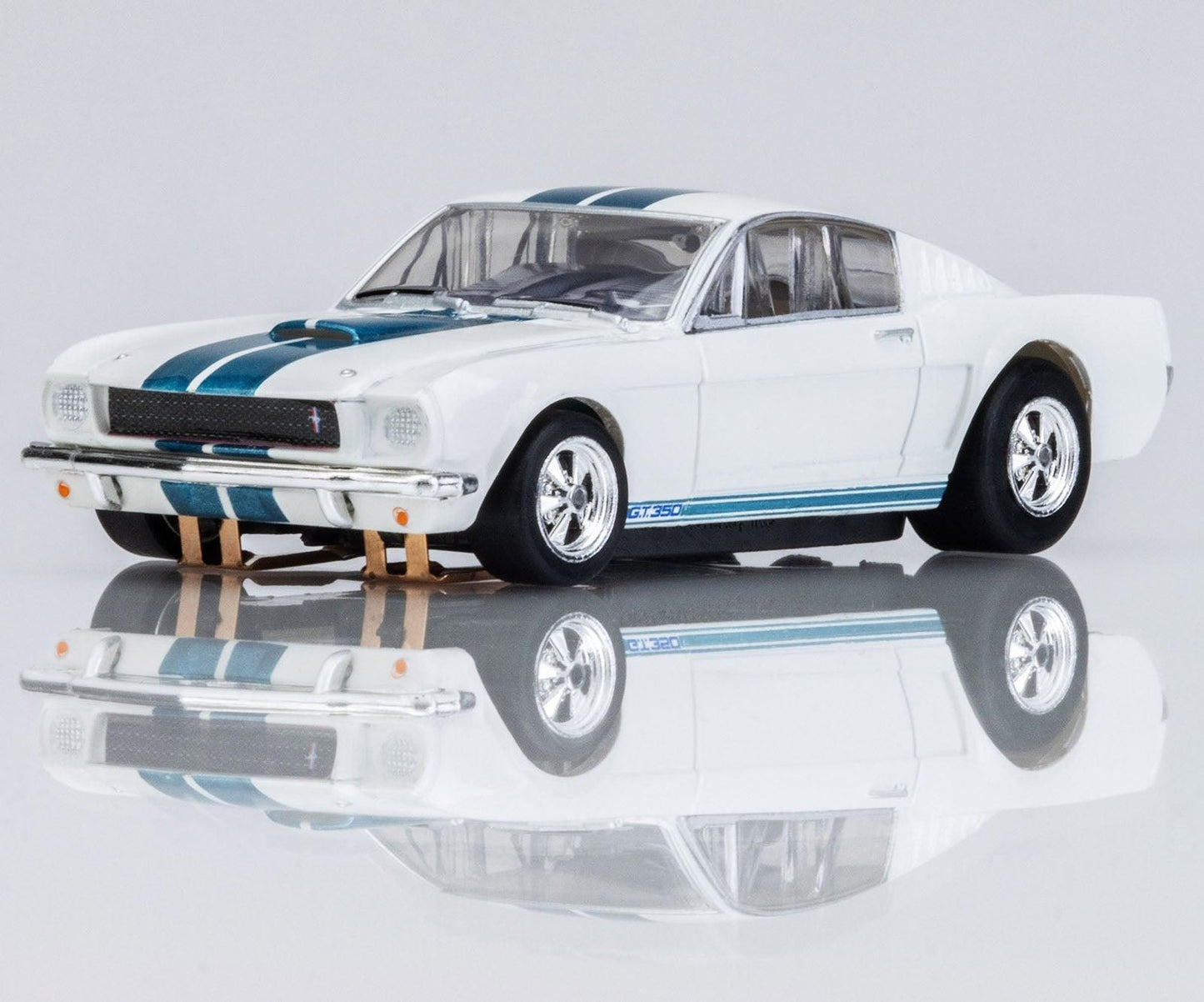 AFX 22068 1965 Ford Mustang Shelby GT350 HO Slot Car AFX22068 MegaG+ - PowerHobby