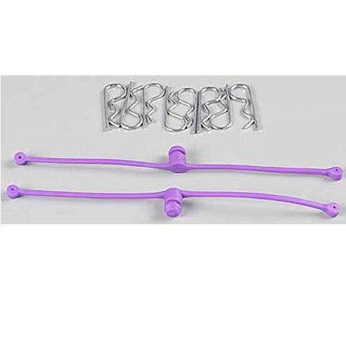 Dubro 2250 Body Klip / Clip Retainers Purple (2) - PowerHobby