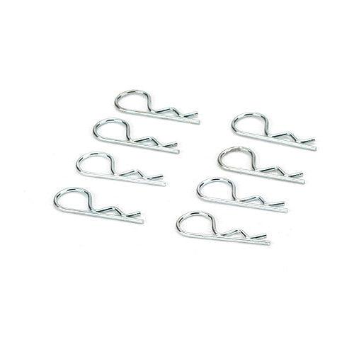 Dubro 2256 Small Body Klips / Clips Steel (8pcs) - PowerHobby