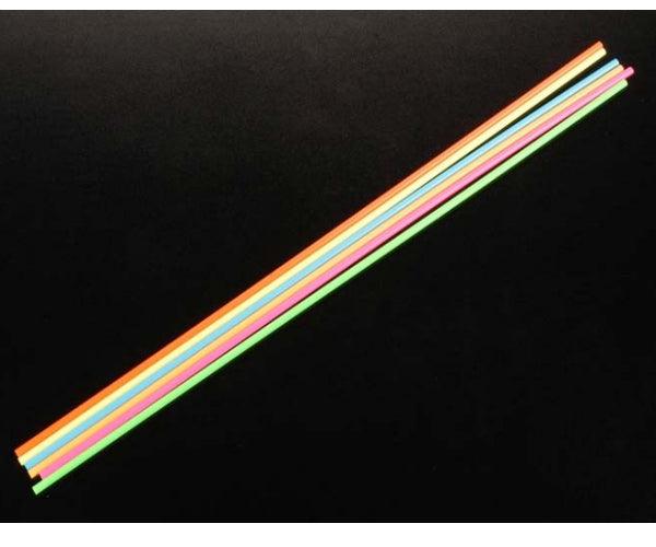 Dubro 2355 Antenna Tube with Caps Assortment 12-1/4x1/8" (6pcs) - PowerHobby