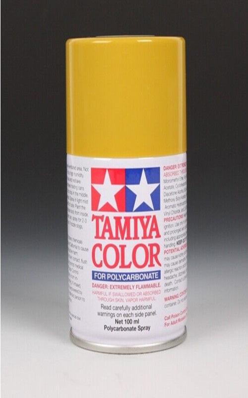 Tamiya TAMPS-56 PS-56 Mustard Yellow Polycarbonate Lexan RC Spray Paint 100ml - PowerHobby
