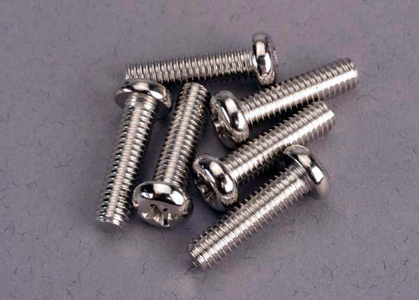 Traxxas 2573 Round Head Screw 4x15mm (6) Stampede - PowerHobby