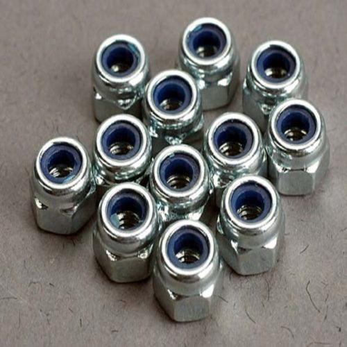 Traxxas 2745 Nylon Locknuts 3mm (12) E-Revo Slash Spartan - PowerHobby