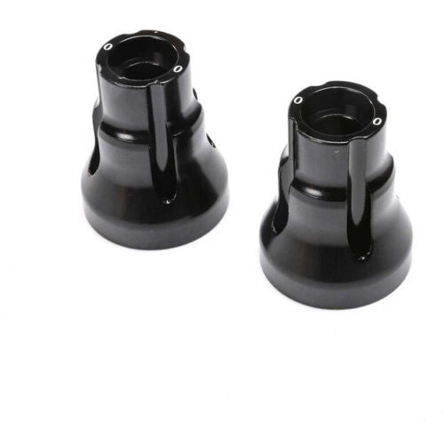 Team Losi Racing TLR144004 Rear Axle Mount Set 0 Deg AL BLK: LMT TTLMT - PowerHobby