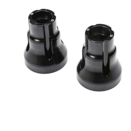 Team Losi Racing TLR144004 Rear Axle Mount Set 0 Deg AL BLK: LMT TTLMT - PowerHobby