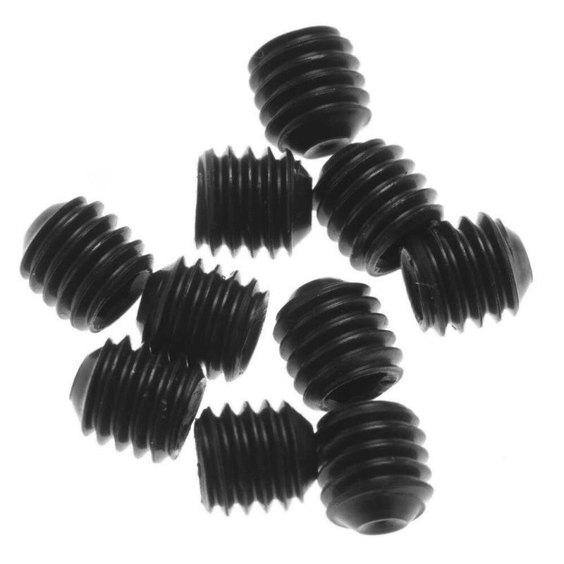 Tekno RC TKR1609 M3x3mm Set Screws Black (10) - PowerHobby