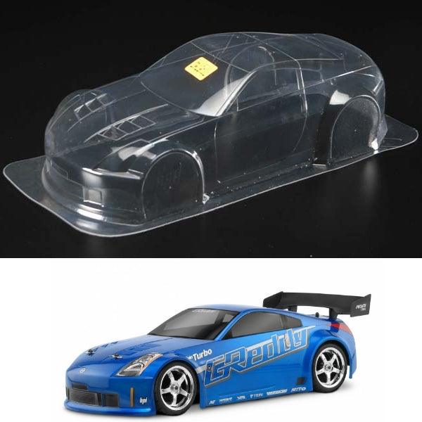 HPI Racing 17518 Nissan 350Z GReddy Twin Turbo Clear Body 200mm Sprint 2 - PowerHobby