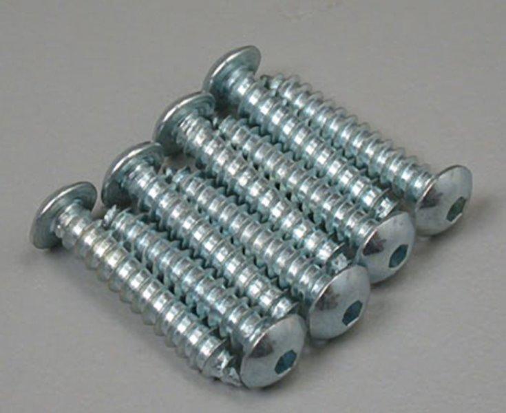 Great Planes GPMQ3132 Button Head Sheet Metal Screws 6x3/4" (8) - PowerHobby