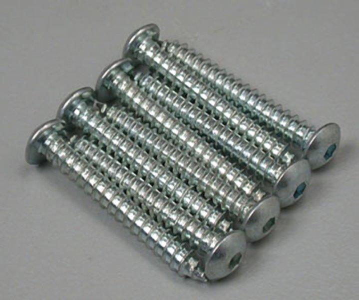 Great Planes GPMQ3134 Button Head Sheet Metal Screws 6x1" (8) - PowerHobby