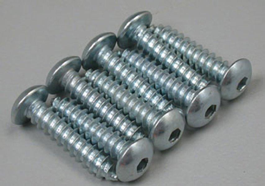 Great Planes GPMQ3138 Button Head Sheet Metal Screws 8x3/4" (8) - PowerHobby