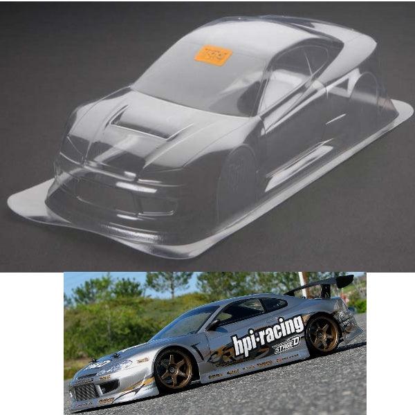 HPI Racing 17530 Nissan Silvia S15 Clear Body 200mm Nitro 3 / E10 Ford - PowerHobby