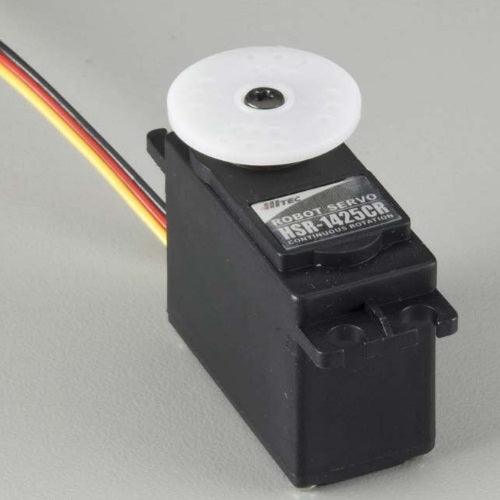 Hitec 31425CR HSR-1425CR Continuous Rotation DualBB Robot Servo - PowerHobby