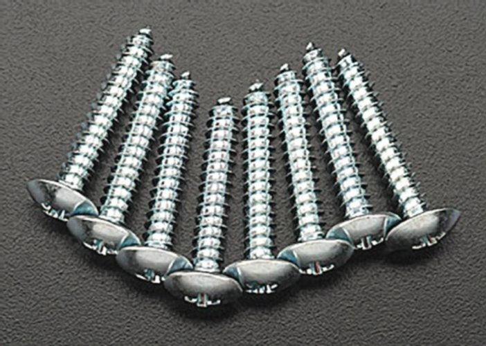 Great Planes GPMQ3170 Sheet Metal Screws Phillips 8x1" (8) - PowerHobby