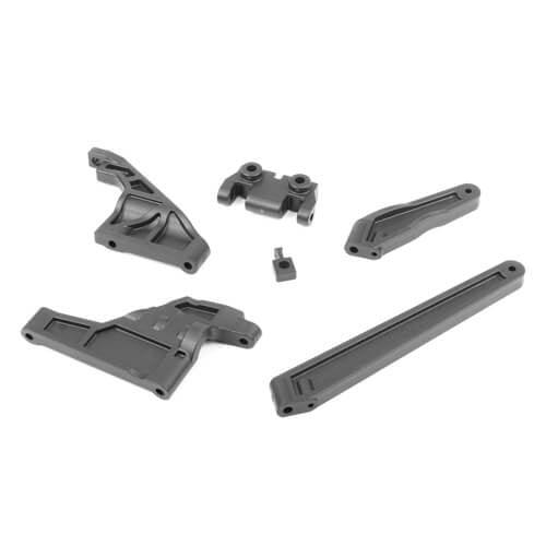 Tekno TKR9062B Chassis Brace Set Front/Rear/Center EB/ET48 2.0 - PowerHobby
