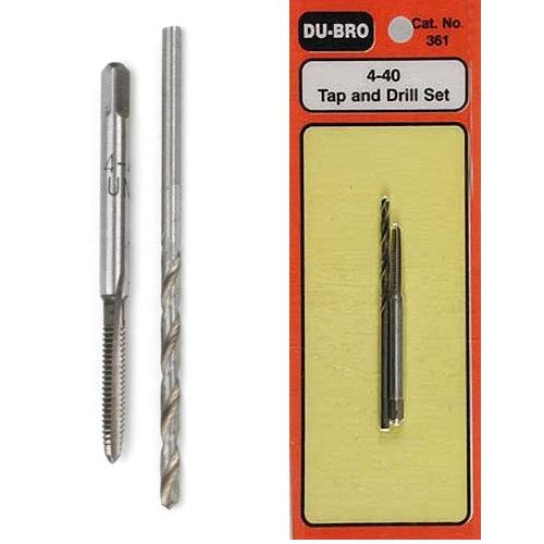 DuBro 361 Tap & Drill Set 4-40 - PowerHobby