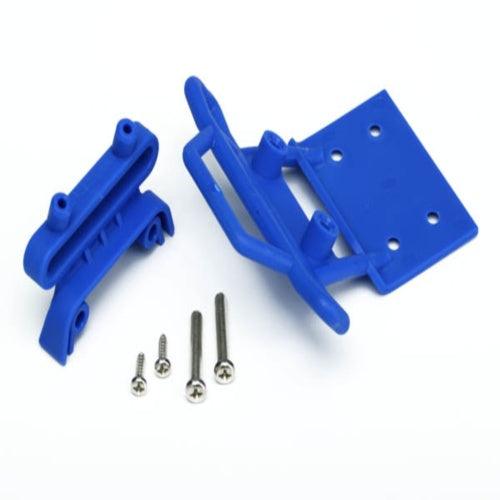 Traxxas 3621X Front Bumper & Mount (Blue) (Son-uva Digger) - PowerHobby