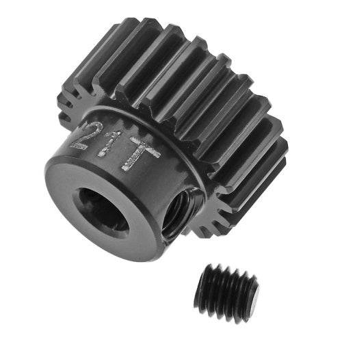 Associated 1339 FT Aluminum 21T 48P 1/8" Shaft Pinion Gear - PowerHobby