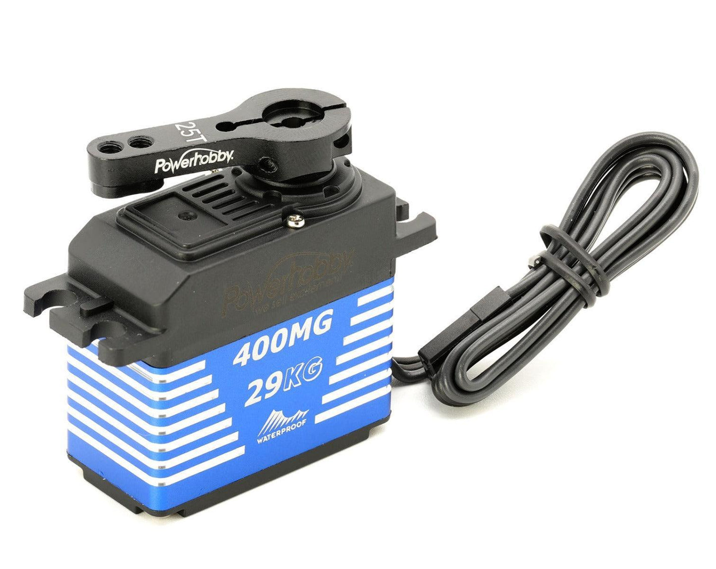 Powerhobby 400MG Waterproof High Torque Steel Gear 29KG Servo Aluminum Case - PowerHobby
