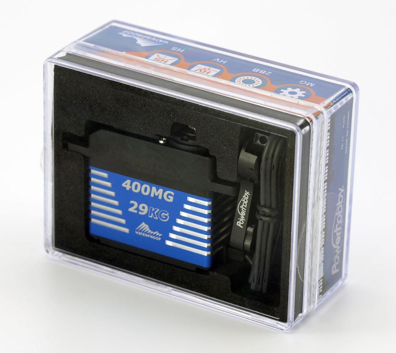 Powerhobby 400MG Waterproof High Torque Steel Gear 29KG Servo Aluminum Case - PowerHobby