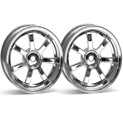 HPI Racing 3316 Rays Gram Lghts 57S-PRO Wheel Chrm 3mm Offset Sprint 2 / Nitro 3 - PowerHobby