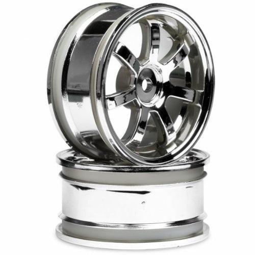 HPI Racing 3574 Rays Gram Lights 57S-Pro 26mm Chrome Wheels (2) Sprint 2 Nitro 3 - PowerHobby