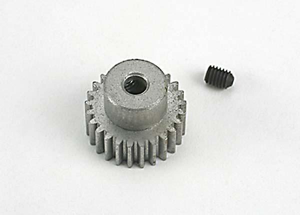 Traxxas 4725 48P Pinion Gear (25Tooth) E-Revo Slash Rally Summit Race Truck - PowerHobby