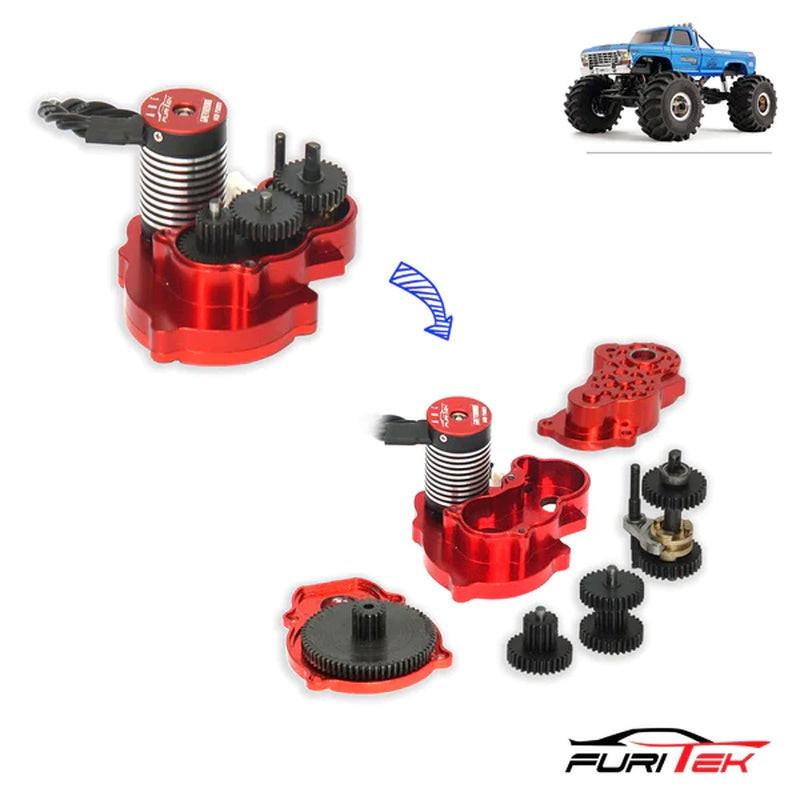 FURITEK 2349 STELLAR TRANNY MINI GODZILLA BRUSHLESS SETUP FOR FCX24 MONSTER TRK - PowerHobby