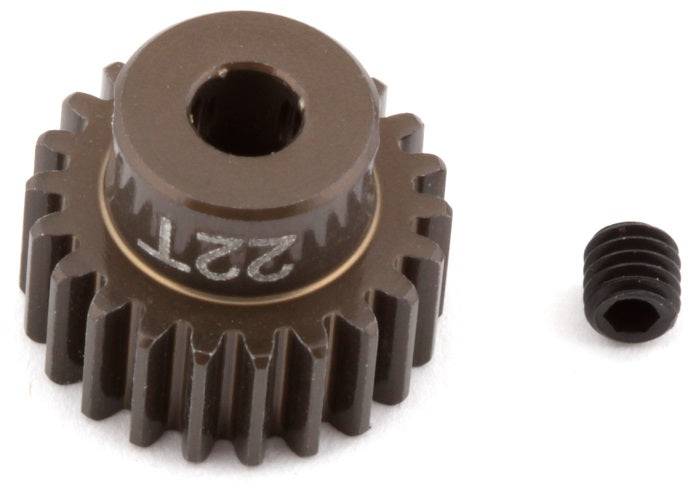 Associated 1340 Aluminum Pinion Gear 22T 48P 1/8 shaft SC10 B44 RC10 / T RC12L3 - PowerHobby