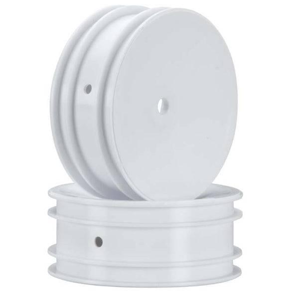 Associated 9690 Front Buggy Wheel Hex White (2) RC10B4 RC10B5 / M - PowerHobby