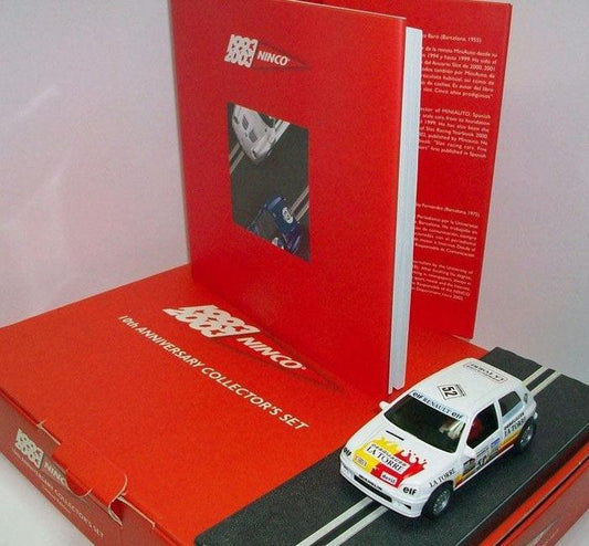 Ninco 50325 Renault Clio 10th Anniversary Collector with Book Slot - PowerHobby