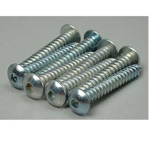 DuBro 532 Button Head Sheet Metal Screws 6x1 (8) for Airplanes / Hardware - PowerHobby