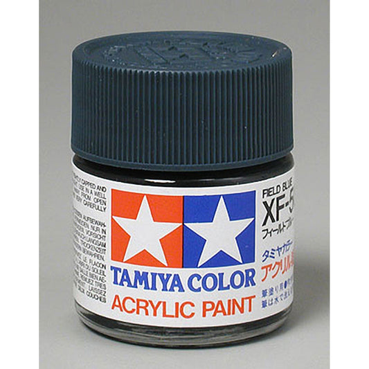 Tamiya TAMXF-50 Acrylic XF50 Flat Field Blue TAM81350 Paint Acrylic - PowerHobby