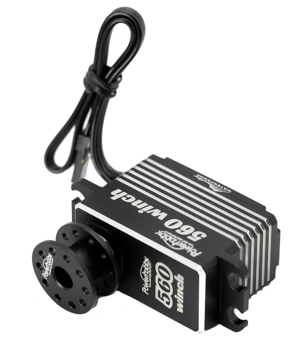 Powerhobby 560 HV Waterproof Low Profile Crawler Winch Brushless Servo - PowerHobby