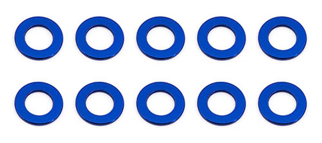Associated 31381 Ballstud Washers, 5.5x0.5 mm Blue Aluminum Apex Scion RC10 SC10 - PowerHobby