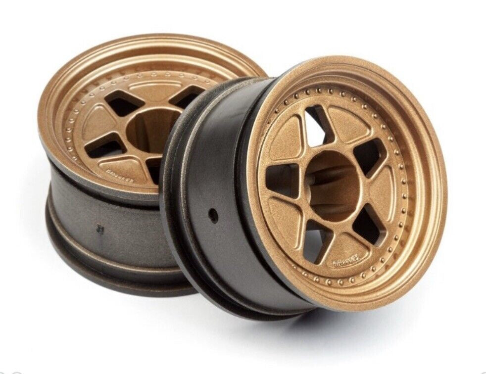 HPI Tarmac R40 Wheel Bronze 15mm Offset RS4 Sport (2) PowerHobby