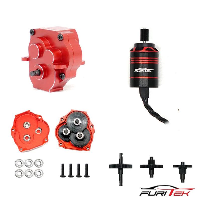 FURITEK MICRO STELLAR 4M TRANSMISSION WITH CEDAR BRUSHLESS INRUNNER FOR TRX-4M - PowerHobby