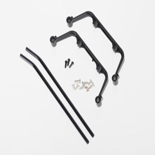 Traxxas 6356 Landing Skid Set Black Anodized Screws DR-1 (4) - PowerHobby