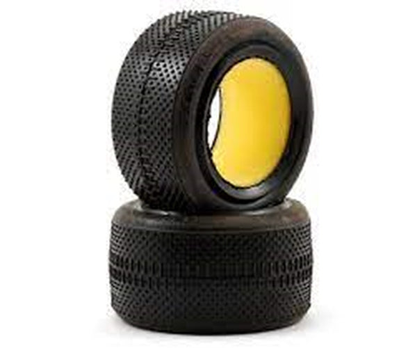 Team Losi LOSA7285P 1/10 4WD Front Buggy Taper Pin Tires WITH LINER Pink - PowerHobby