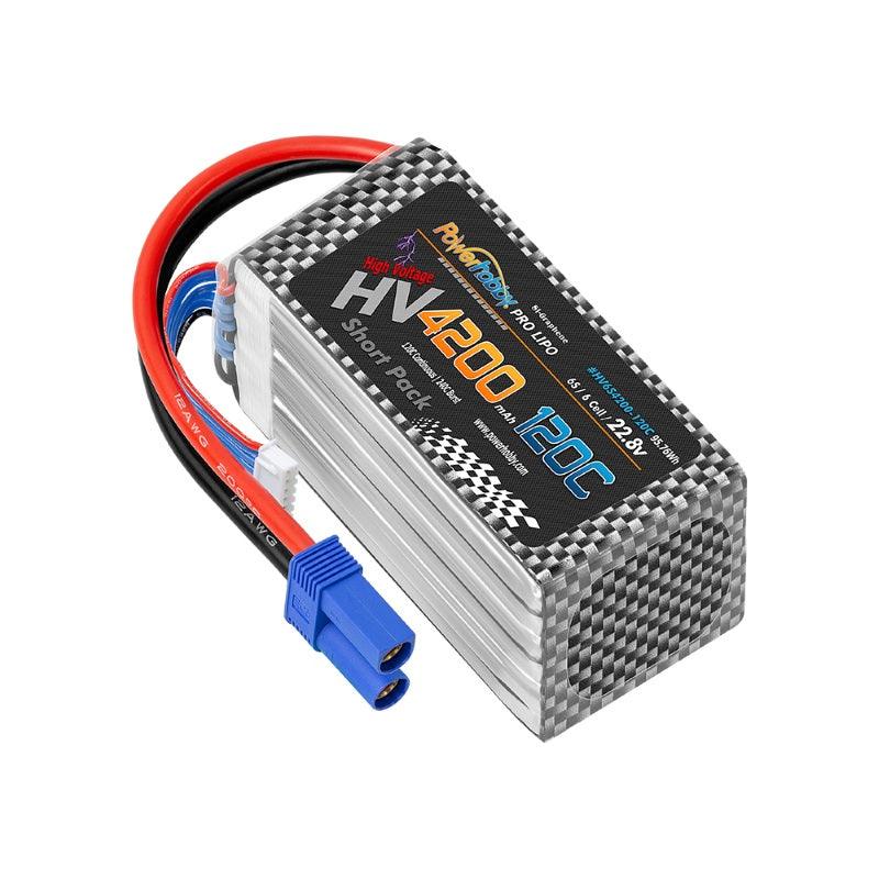 Powerhobby 6S 22.8V 4200mah 120C GRAPHENE + HV Lipo Battery w EC5 Plug - PowerHobby