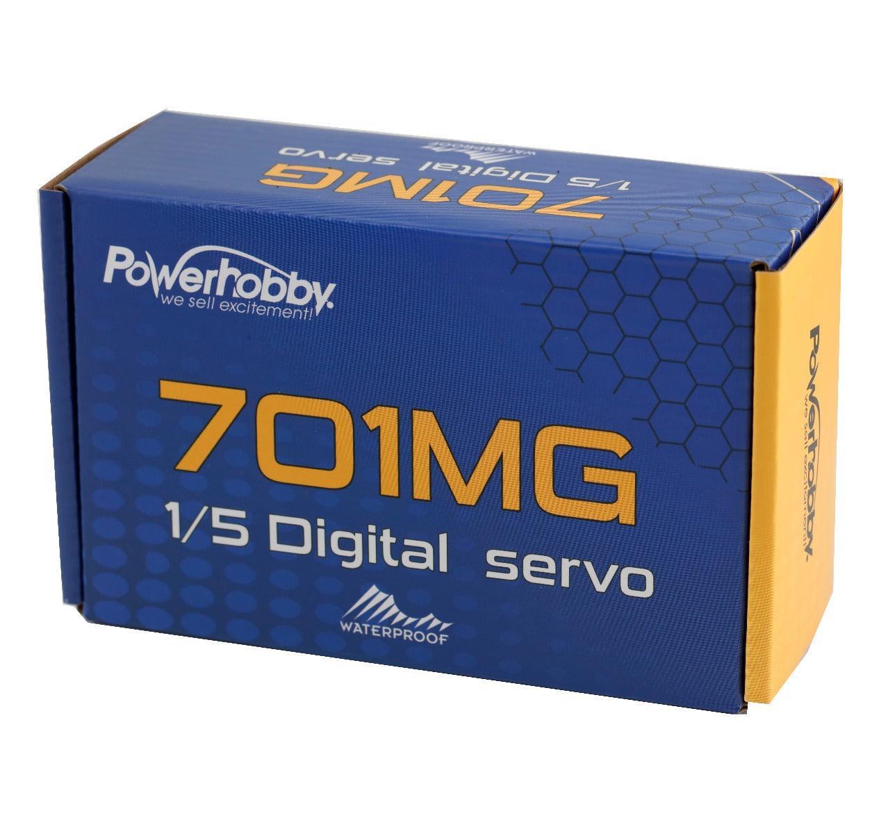 Powerhobby 701MG 1/5 70kg Waterproof High Speed Torque Metal Gear Servo - PowerHobby