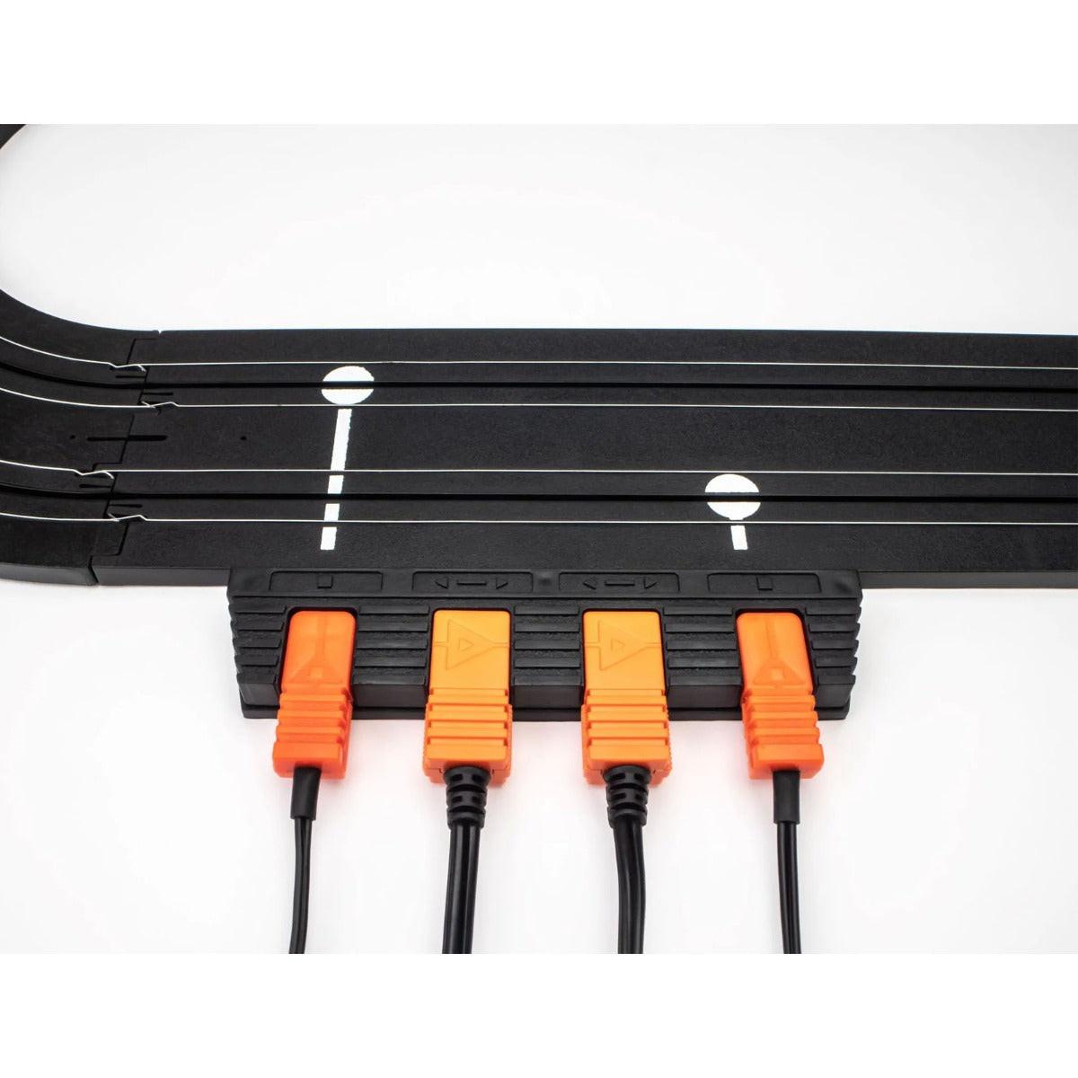 AFX 70636 Dual Power Terminal Track Pack 15" Straight Track HO Slot Car - PowerHobby