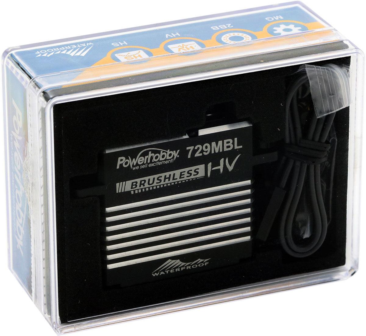Powerhobby 729MBL HV Waterproof Brushless Steel Gear Servo / Aluminum Case - PowerHobby