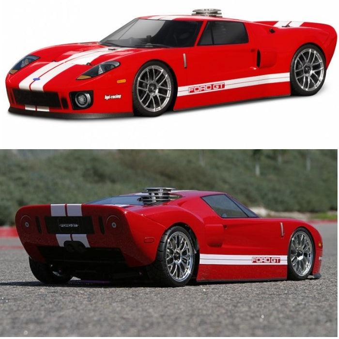 HPI Racing 7495 2005 Ford GT Clear Body 200mm/WB255mm Sprit 2 / Drift / Flux - PowerHobby