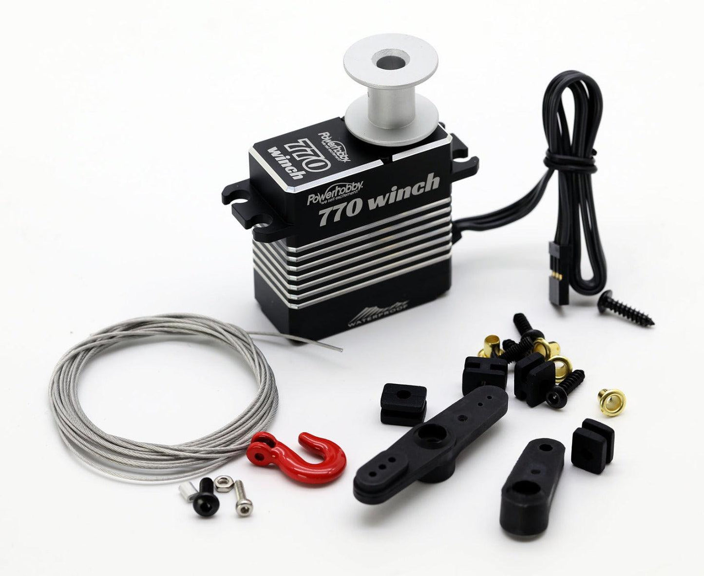 Powerhobby 770 Winch Waterproof Brushless Rock Crawler Servo - PowerHobby