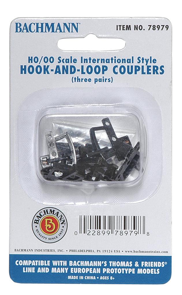 Bachmann 78979 HO Thomas Hook & Loop Couplers (6) - PowerHobby