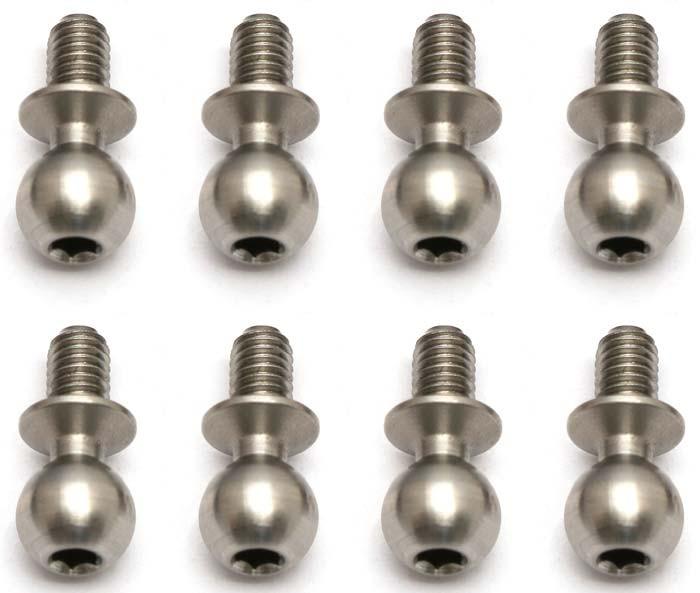 Associated 91451 Heavy-Duty Ball Stud 4mm RC10B5 - PowerHobby