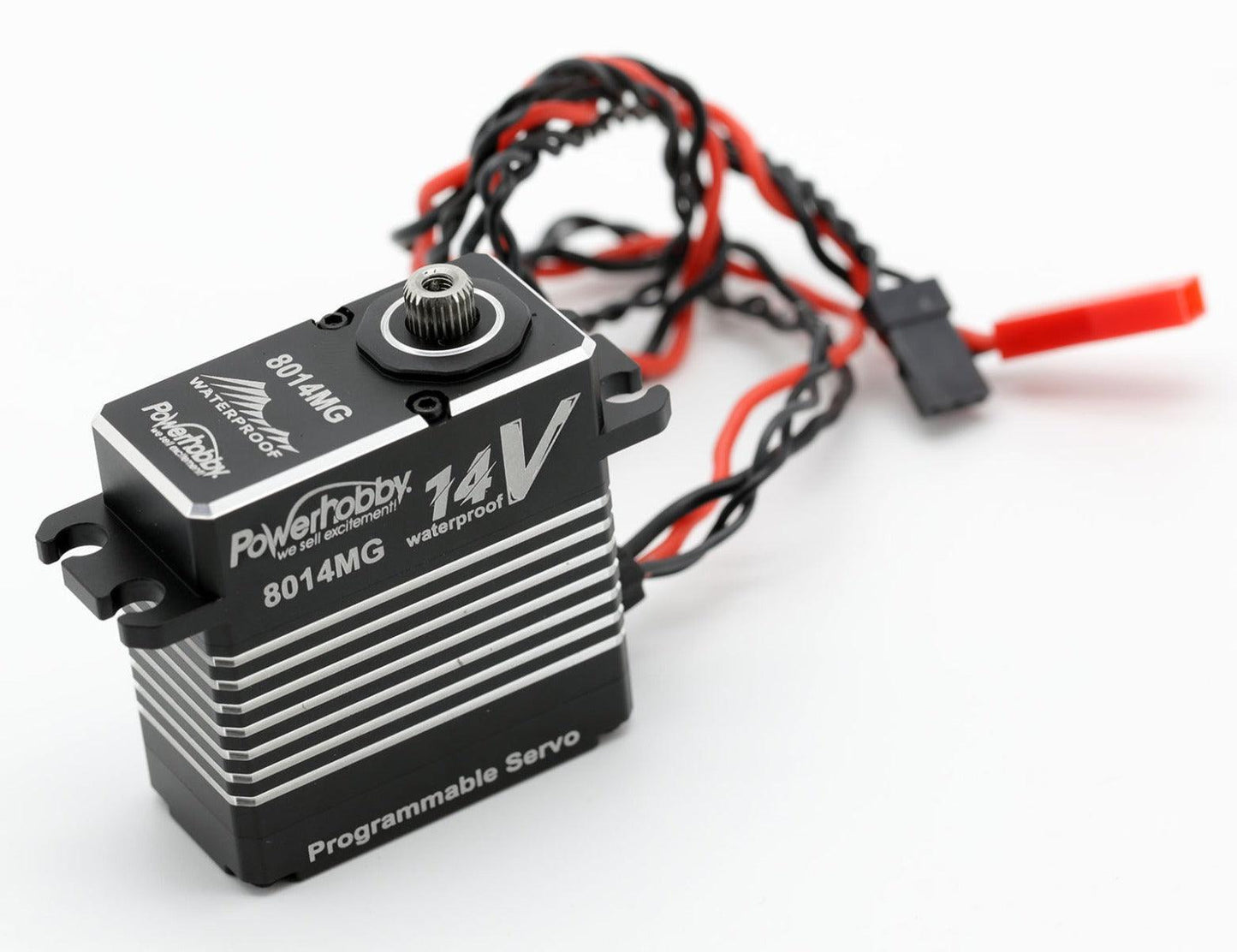 Powerhobby 8014MG 14v Programmable Waterproof HV Brushless 3s Lipo Servo - PowerHobby