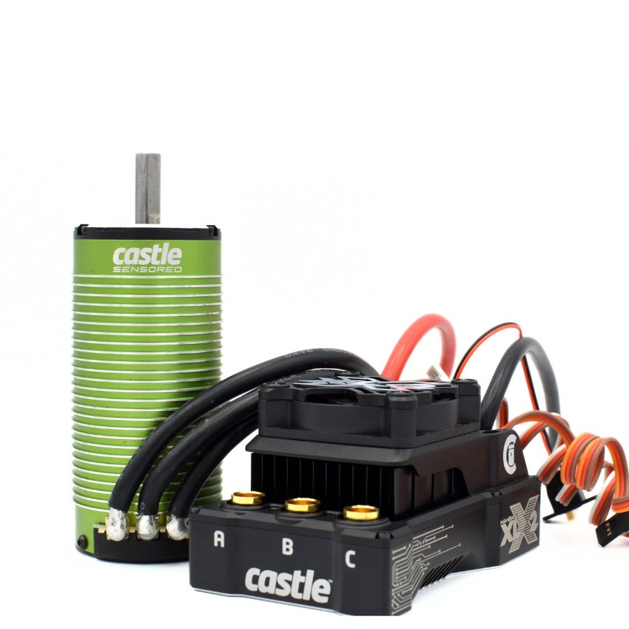Castle Creations 1721 Sensored 1260KV Motor w XLX2 ESC COMBO - PowerHobby