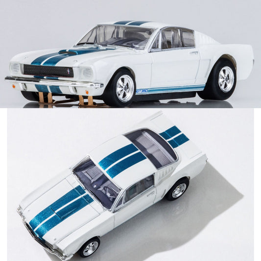 AFX 22068 1965 Ford Mustang Shelby GT350 HO Slot Car AFX22068 MegaG+ - PowerHobby